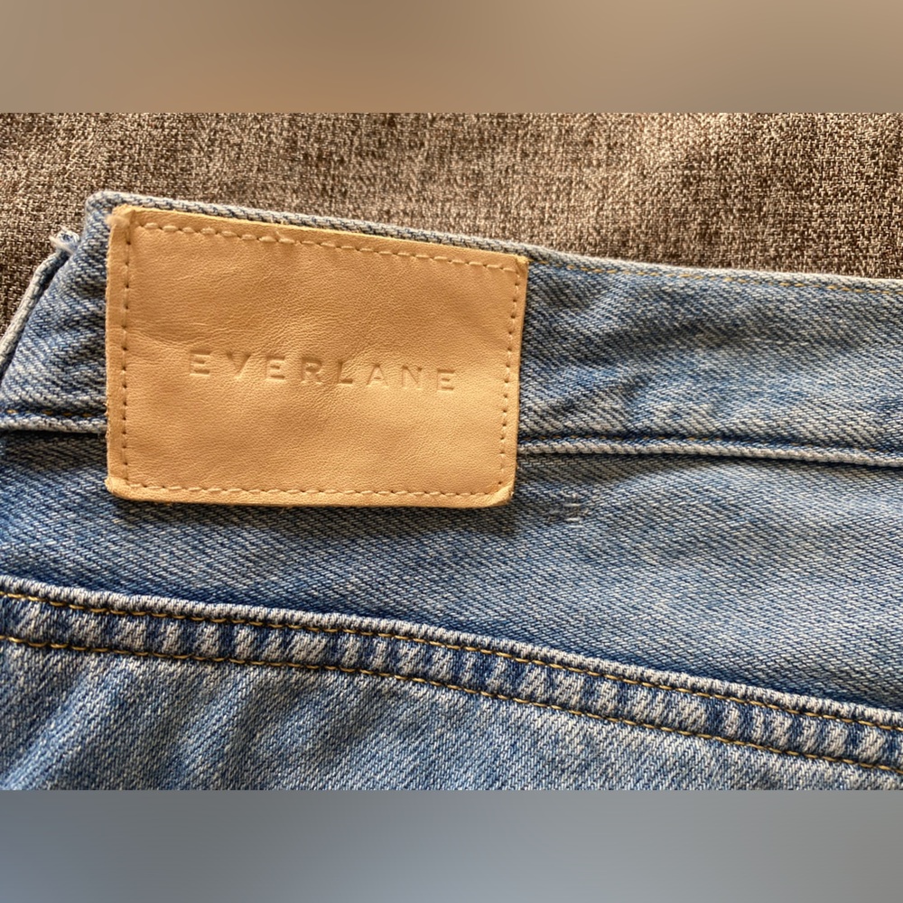 Everlane the Super-Soft Relaxed Runaround Jean in Vintage Light Blue Size 32 - Picture 10 of 13